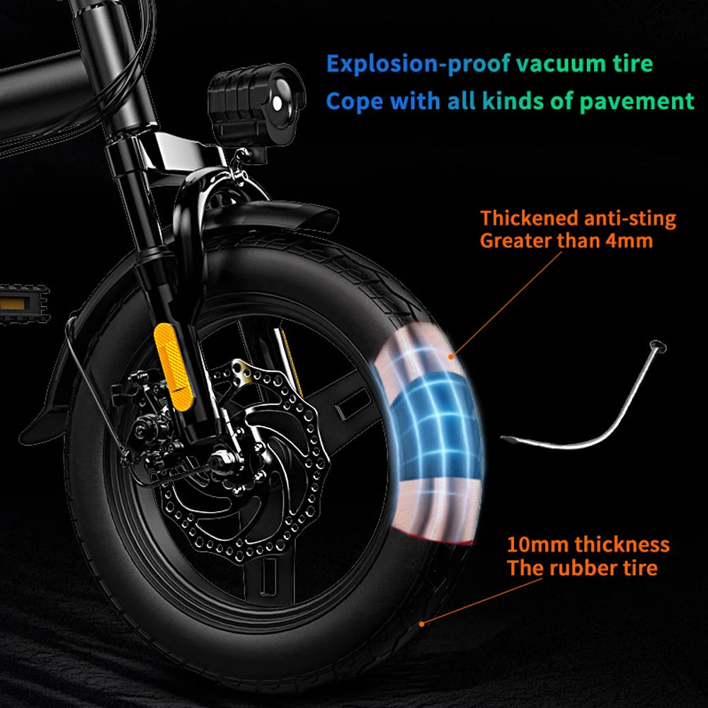 36V 400W Powerful Folding Ebike