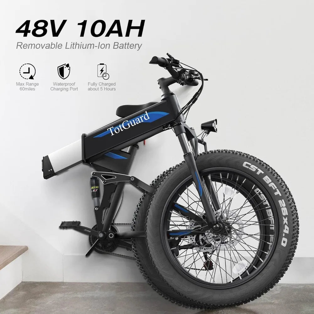 26" x4.0 Fat Tire Electric Bike