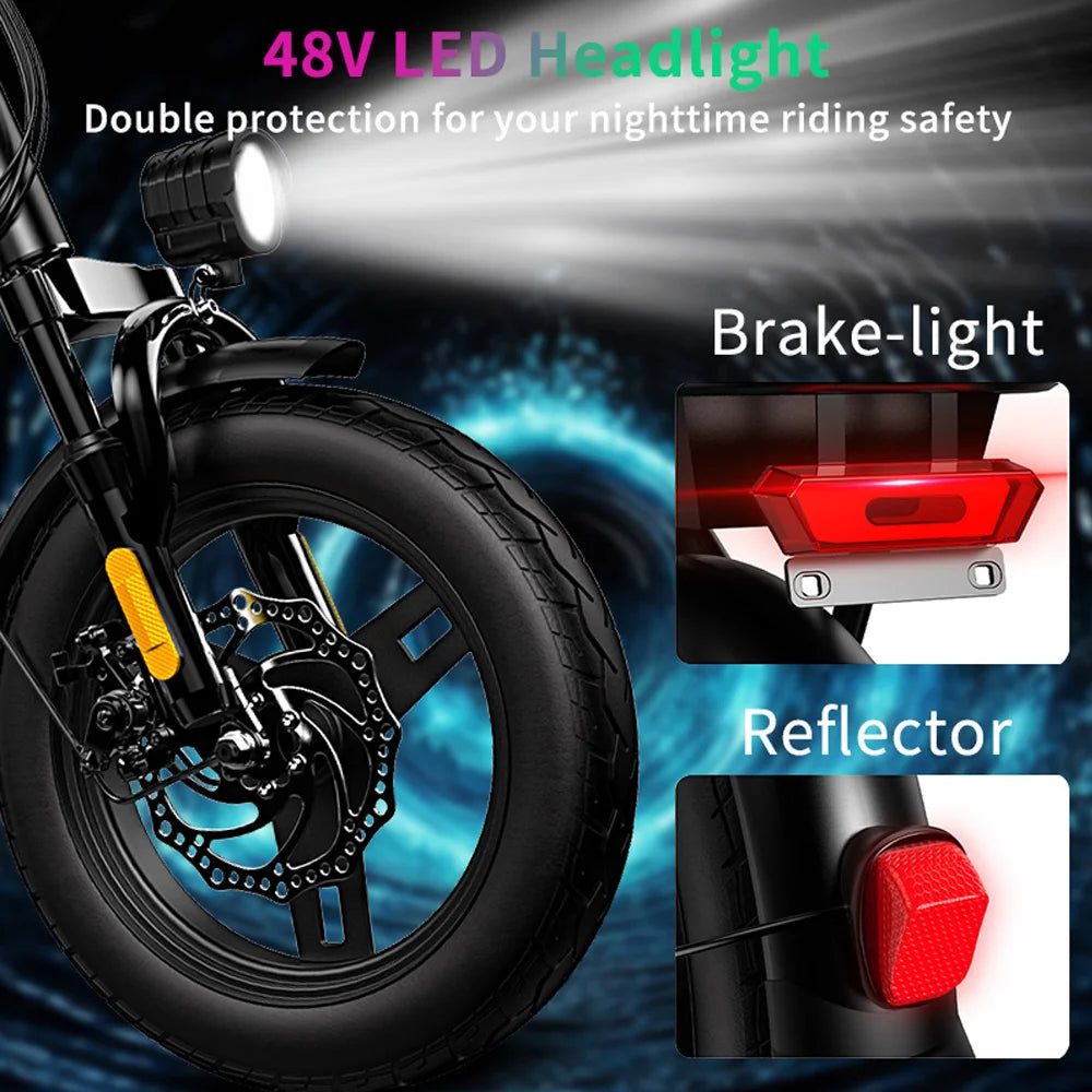 36V 400W Powerful Folding Ebike