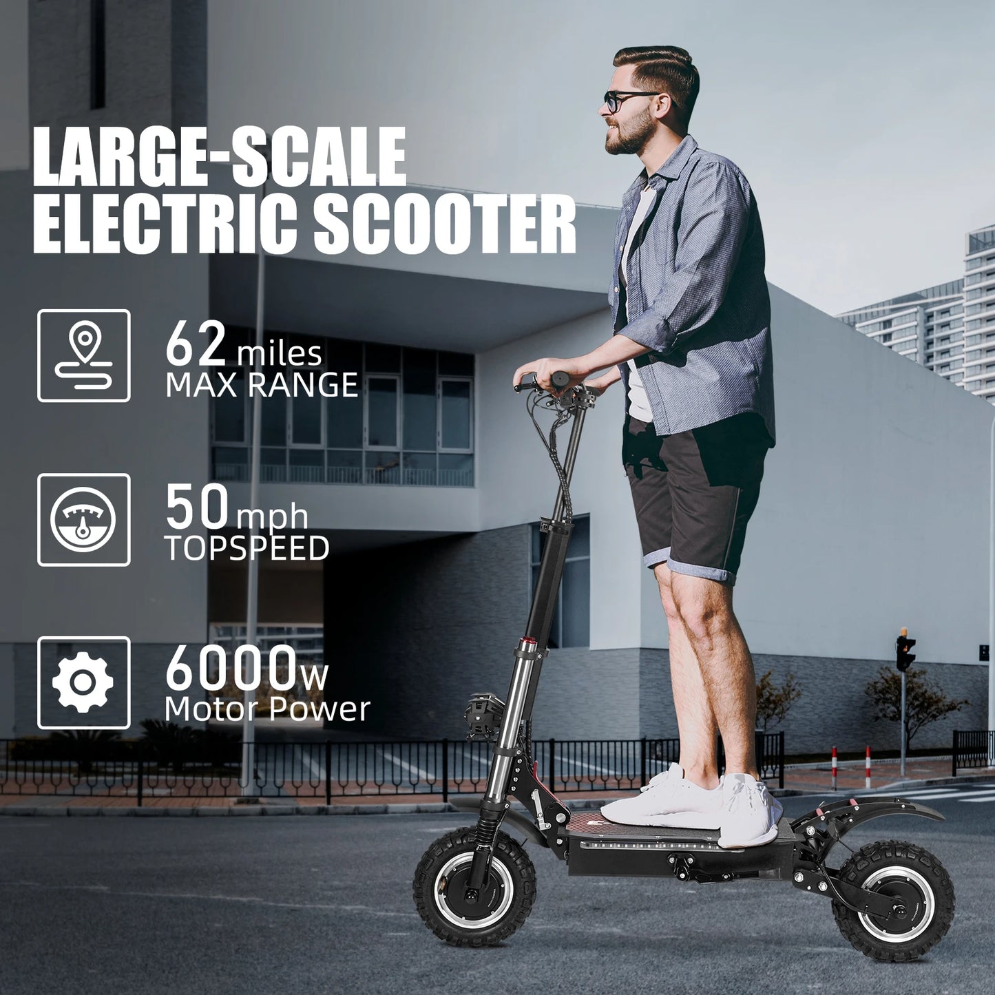 50Mph Fast Electric Scooter