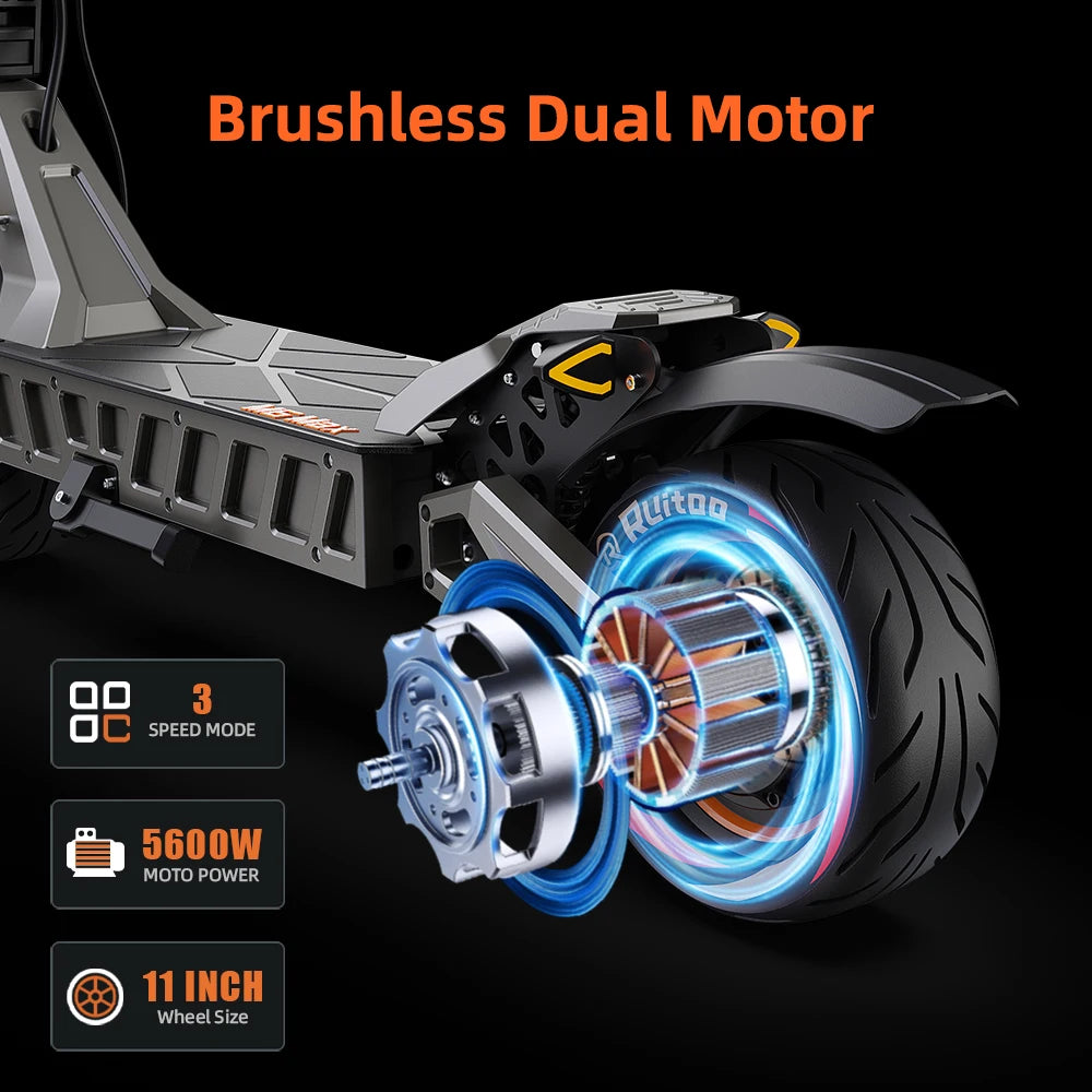 5600W 60V27AH Fast Electrical Scooter