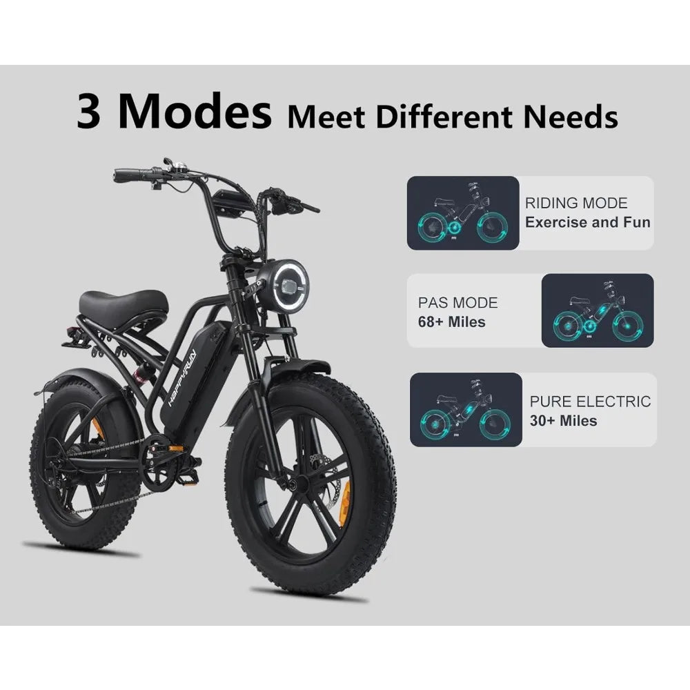 1500W Moped Style Electric Bike