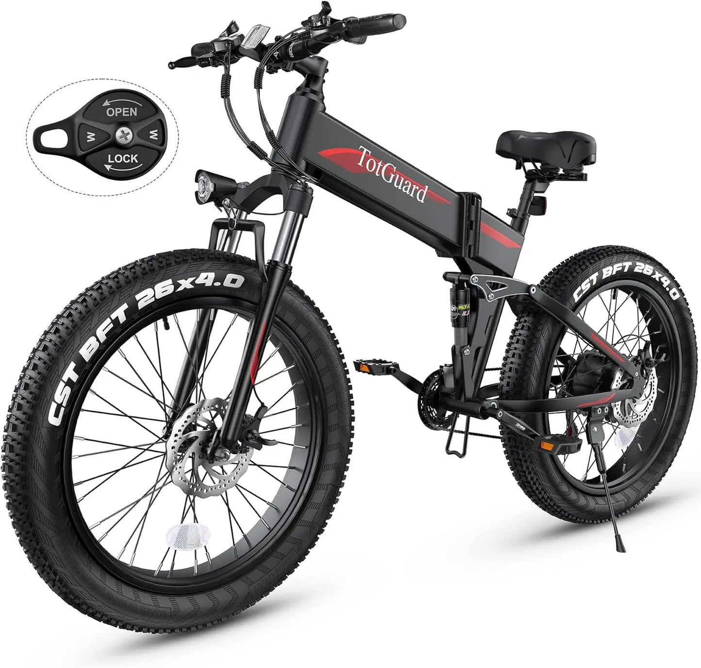 26" x4.0 Fat Tire Electric Bike