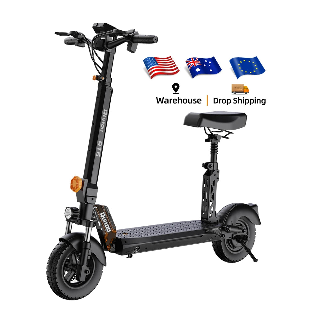 RuiToo RT6 1000W powerful  48V18.2AH Drive Electric scooters